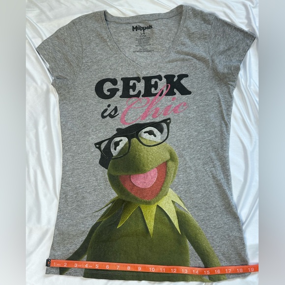 The Muppets Gray Kermit Graphic Tee - Picture 11 of 12